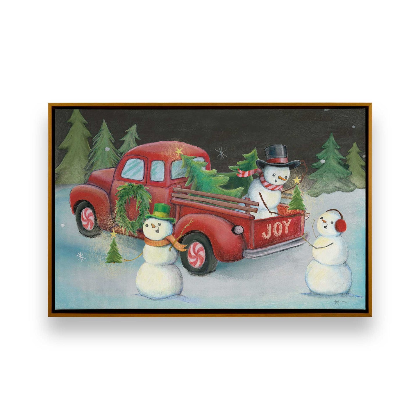 [Color:Polished Gold], Picture of art in a Polished Gold frame