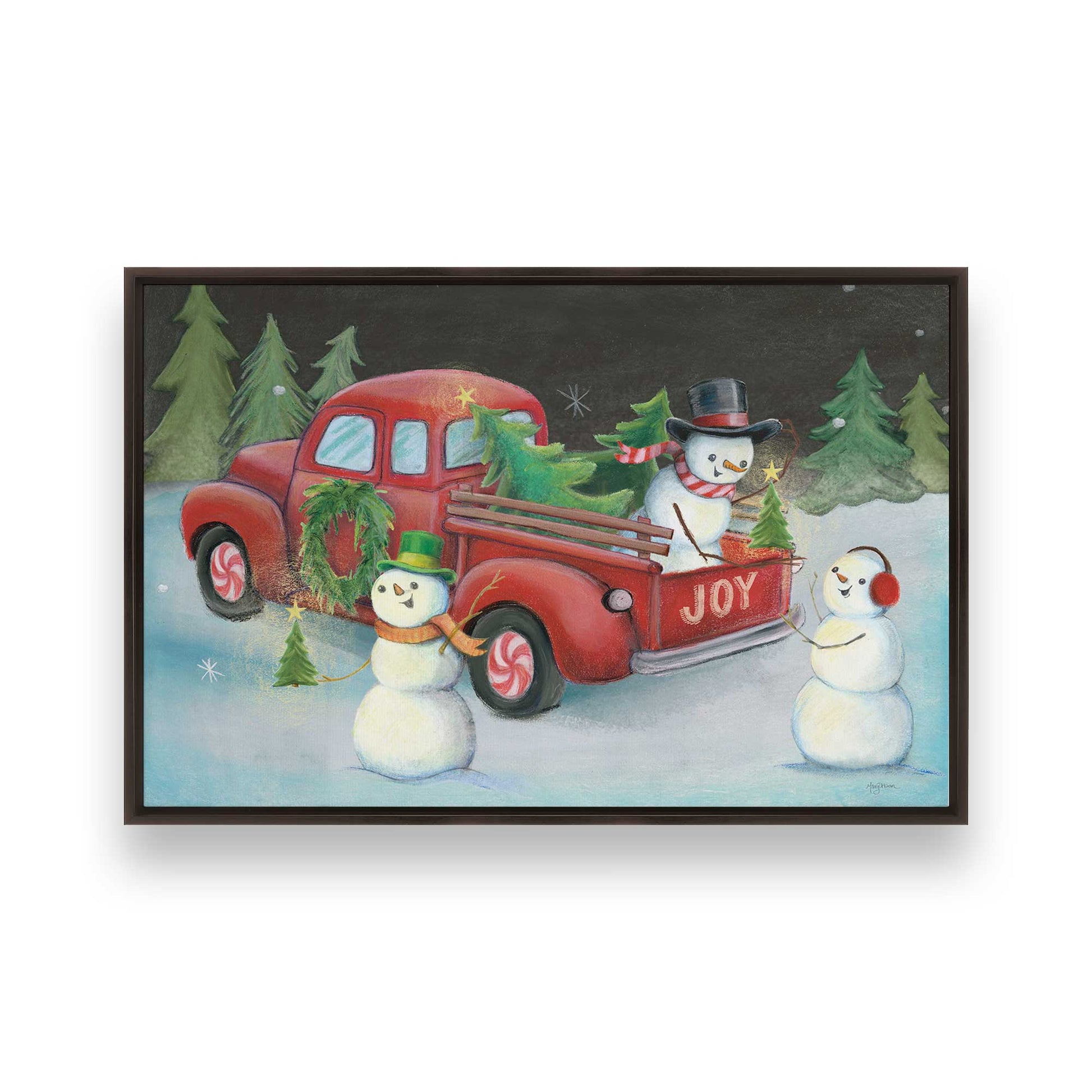 [Color:Espresso], Picture of art in a Espresso frame