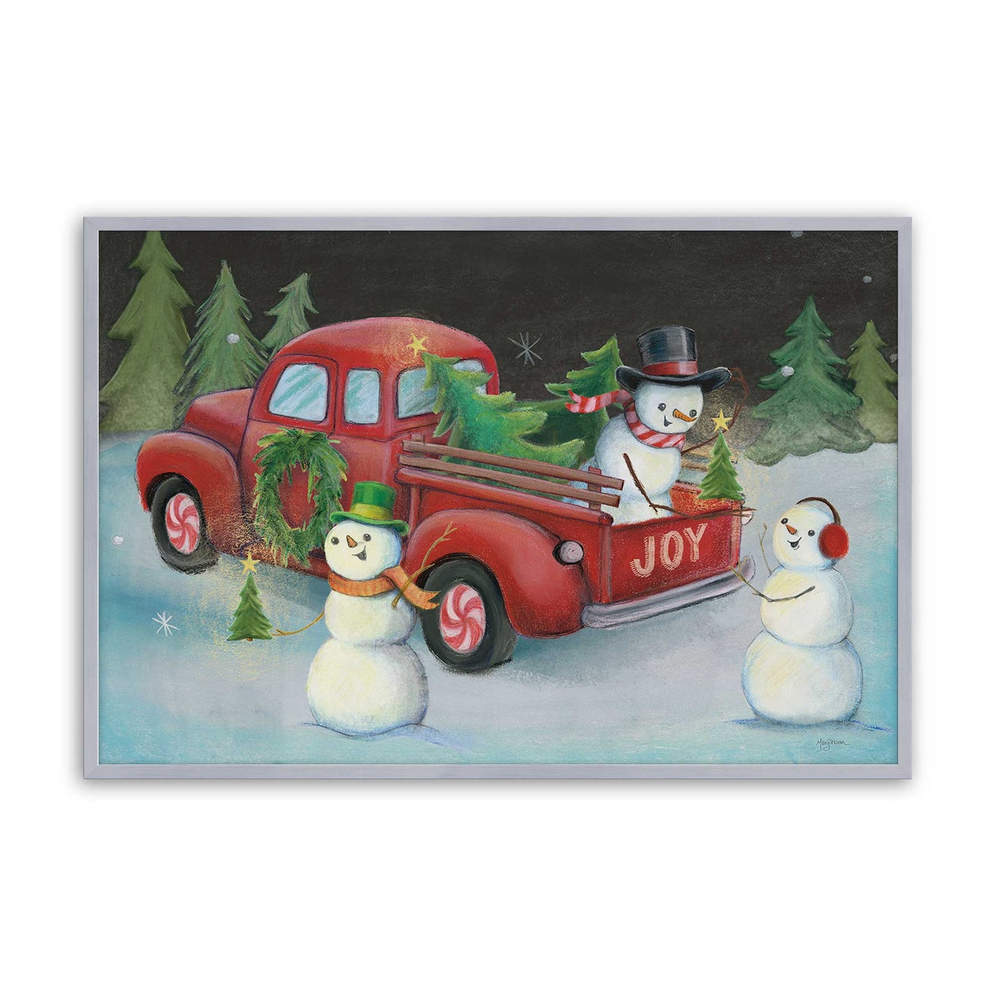 [Color:Polished Chrome], Picture of art in a Polished Chrome frame