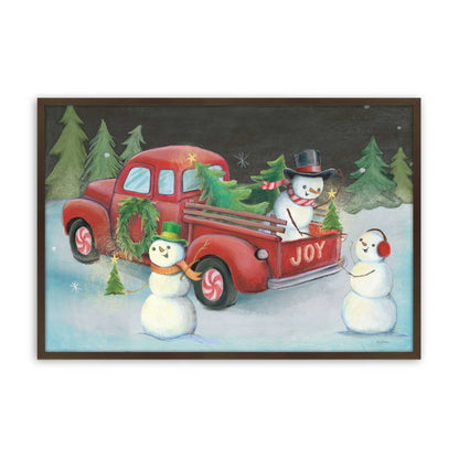 [Color:Belvinder Brown], Picture of art in a Belvinder Brown frame