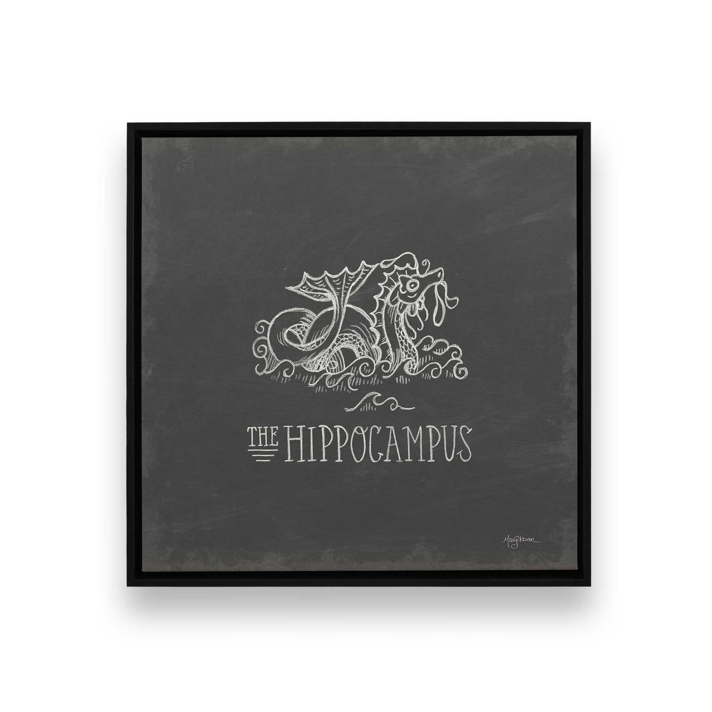 [Color:Satin Black], Picture of art in a Satin Black frame