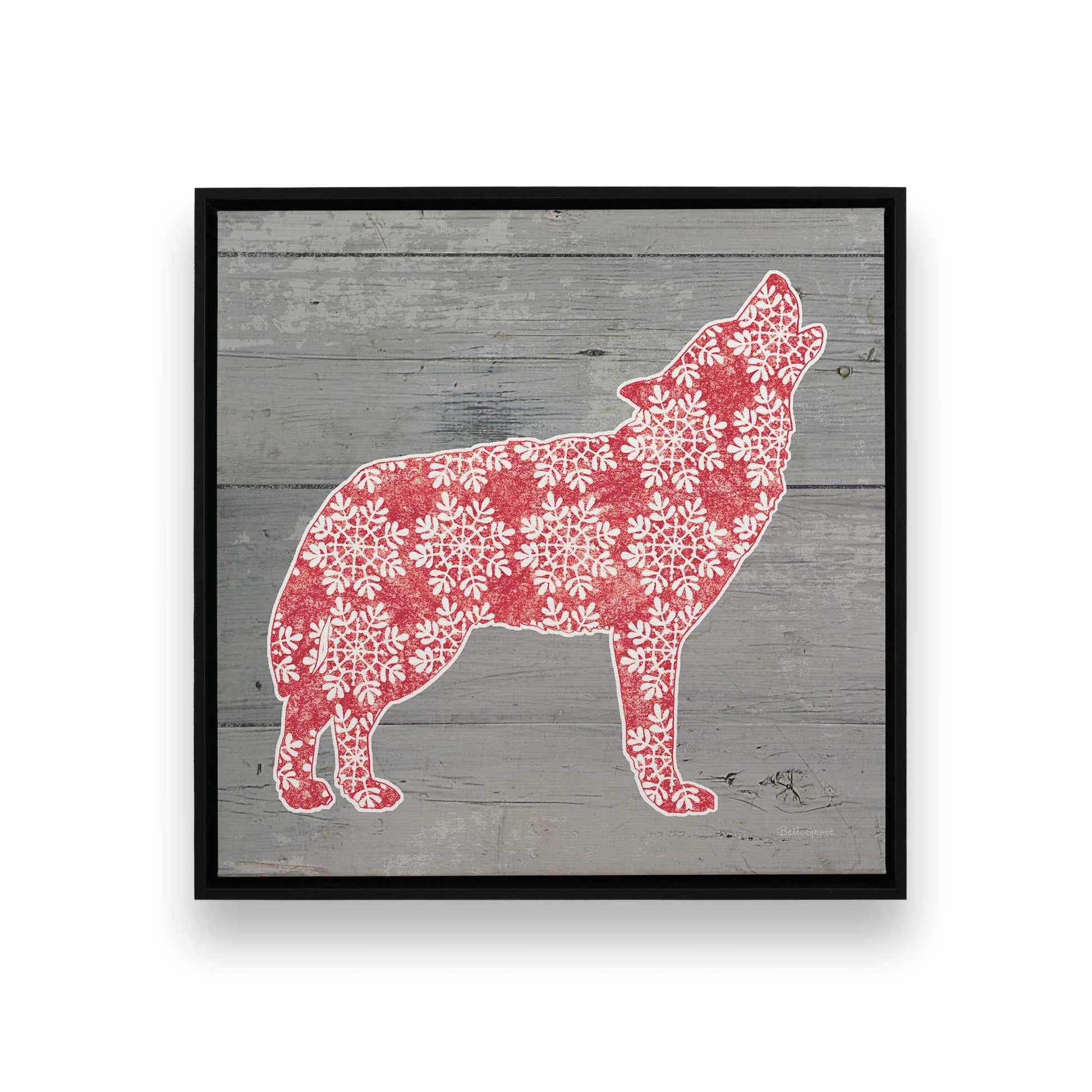 [Color:Satin Black], Picture of art in a Satin Black frame