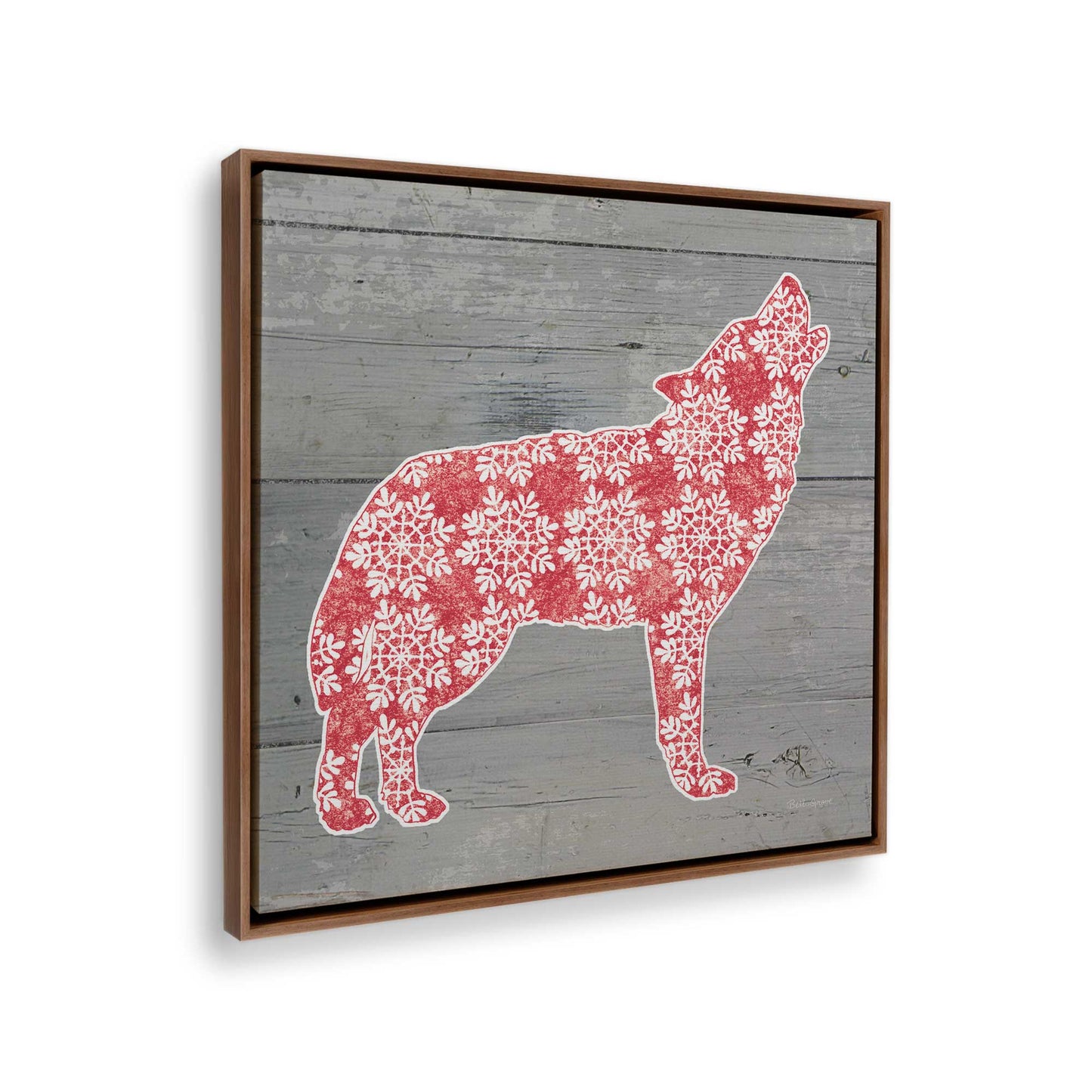 [Color:Walnut], Picture of the corner of the art