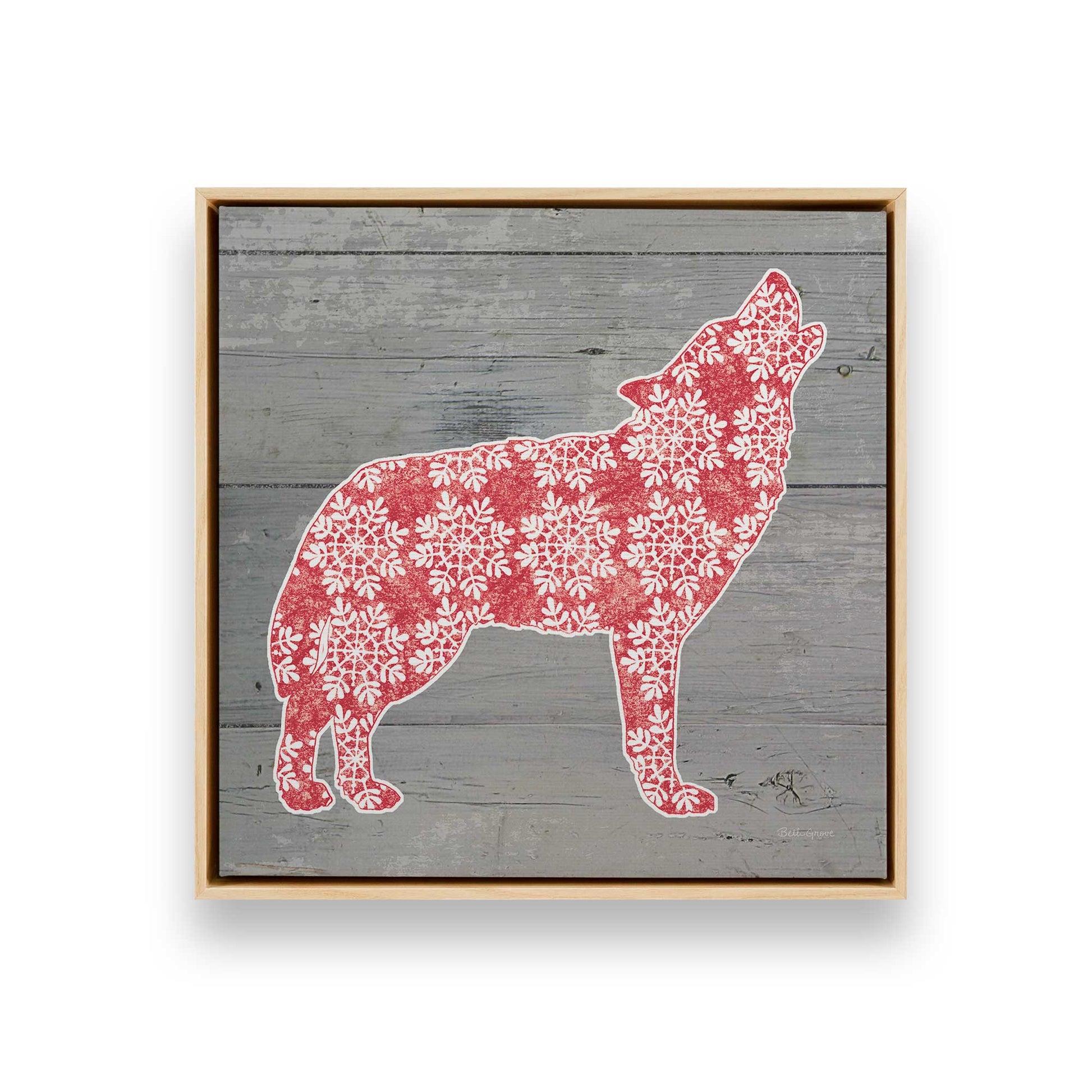 [Color:American Maple], Picture of art in a American Maple frame