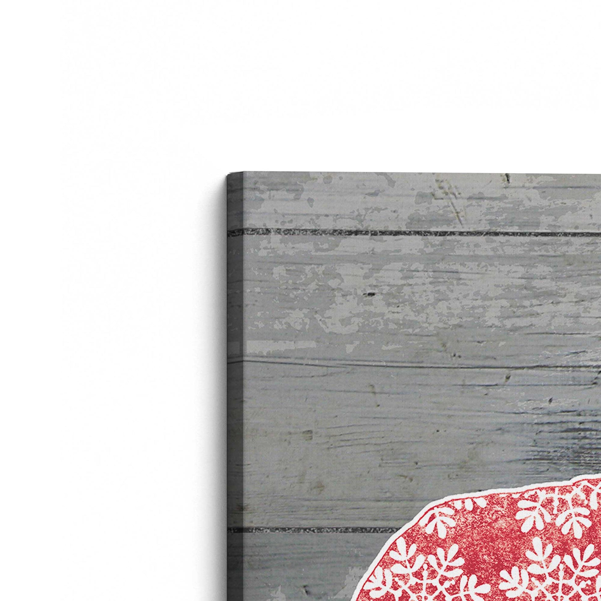 [Color:Stretched Canvas], Picture of the corner of the art