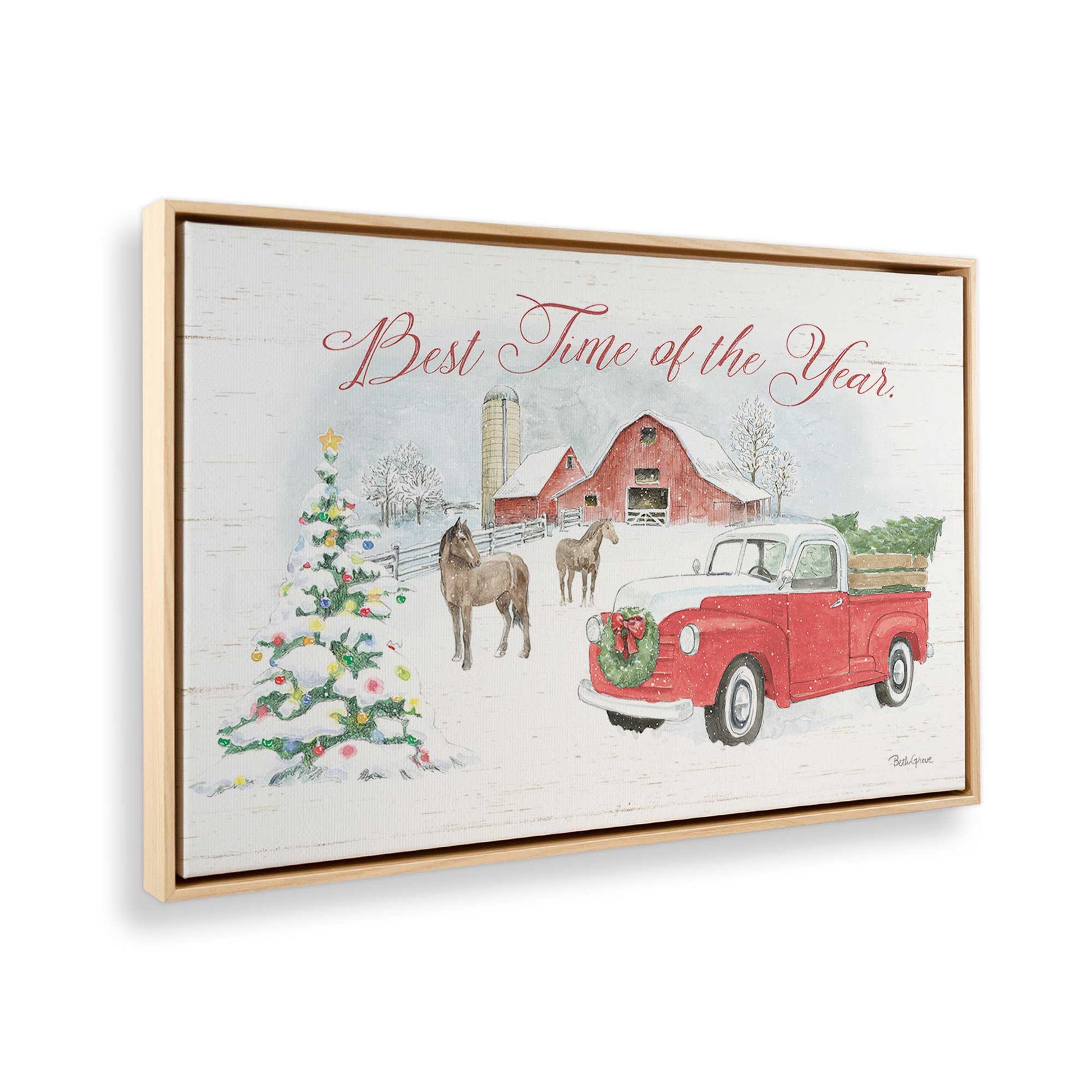 [Color:American Maple], Picture of the corner of the art