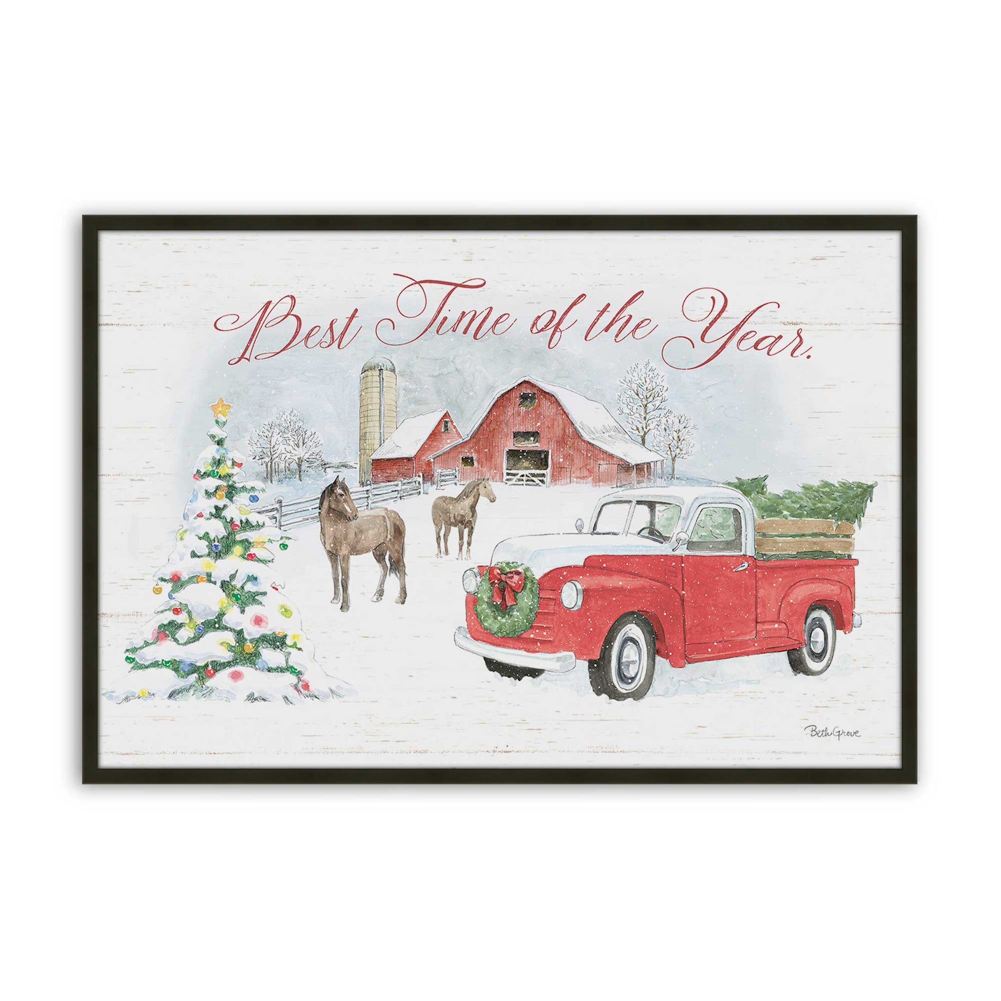 [Color:Satin Black], Picture of art in a Satin Black frame