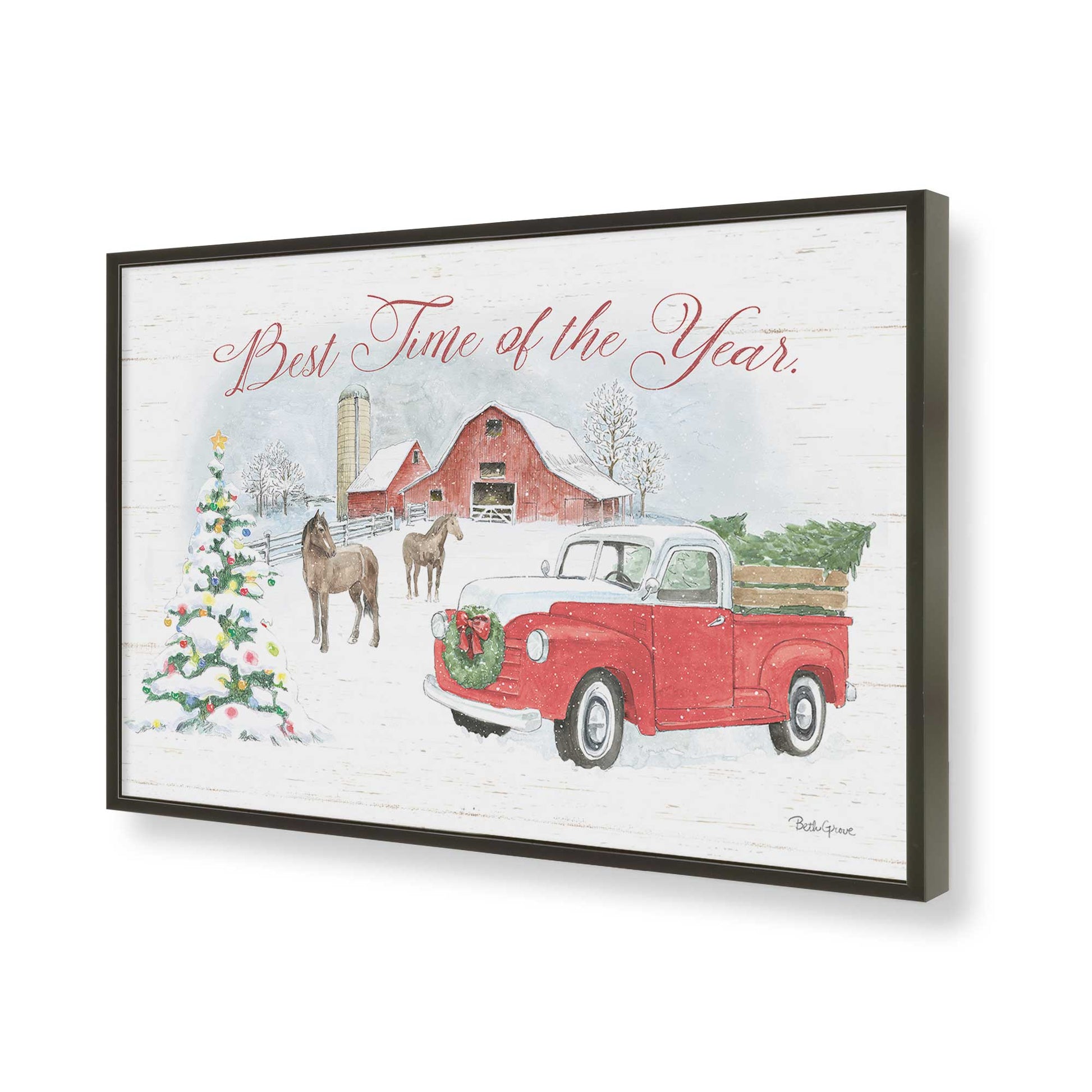 [Color:Satin Black], Picture of art in a Satin Black frame of the corner