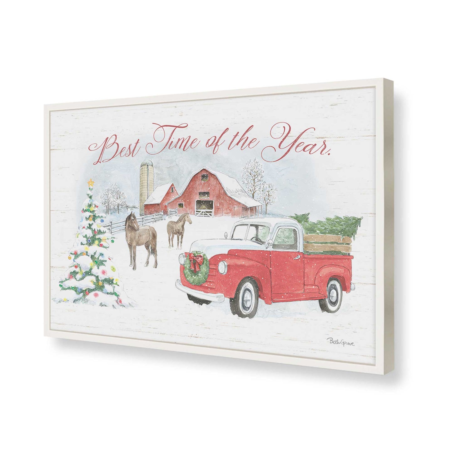 [Color:Opaque White], Picture of art in a Opaque White frame of the corner