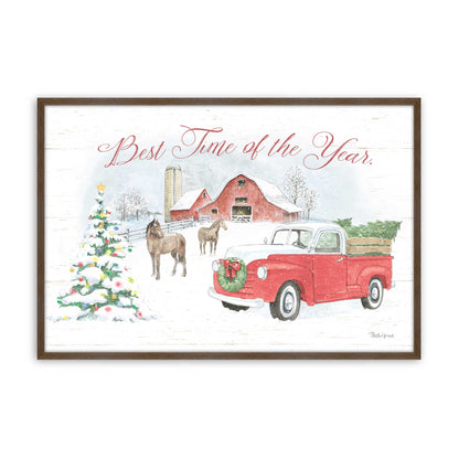 [Color:Walnut], Picture of art in a Walnut frame