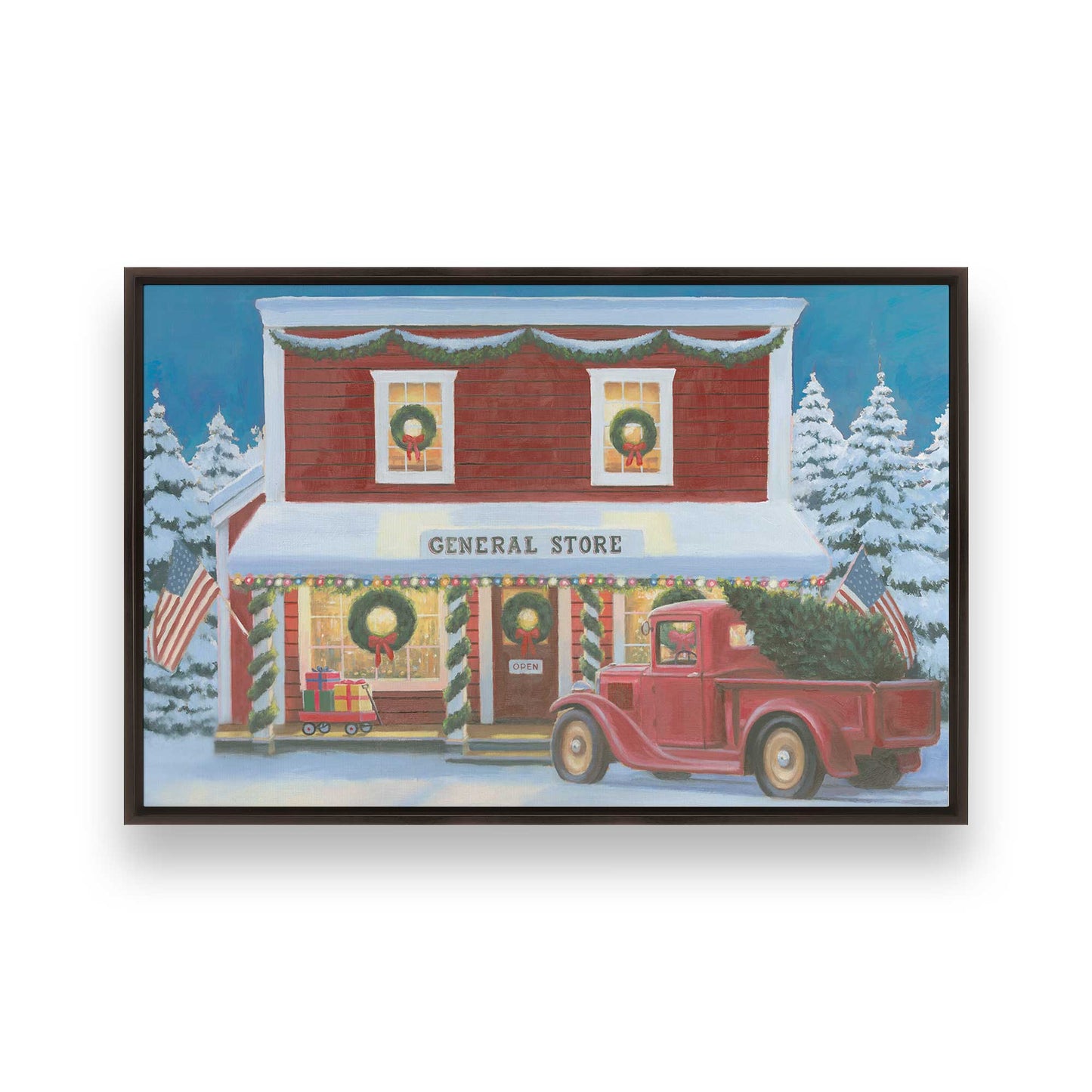 [Color:Espresso], Picture of art in a Espresso frame