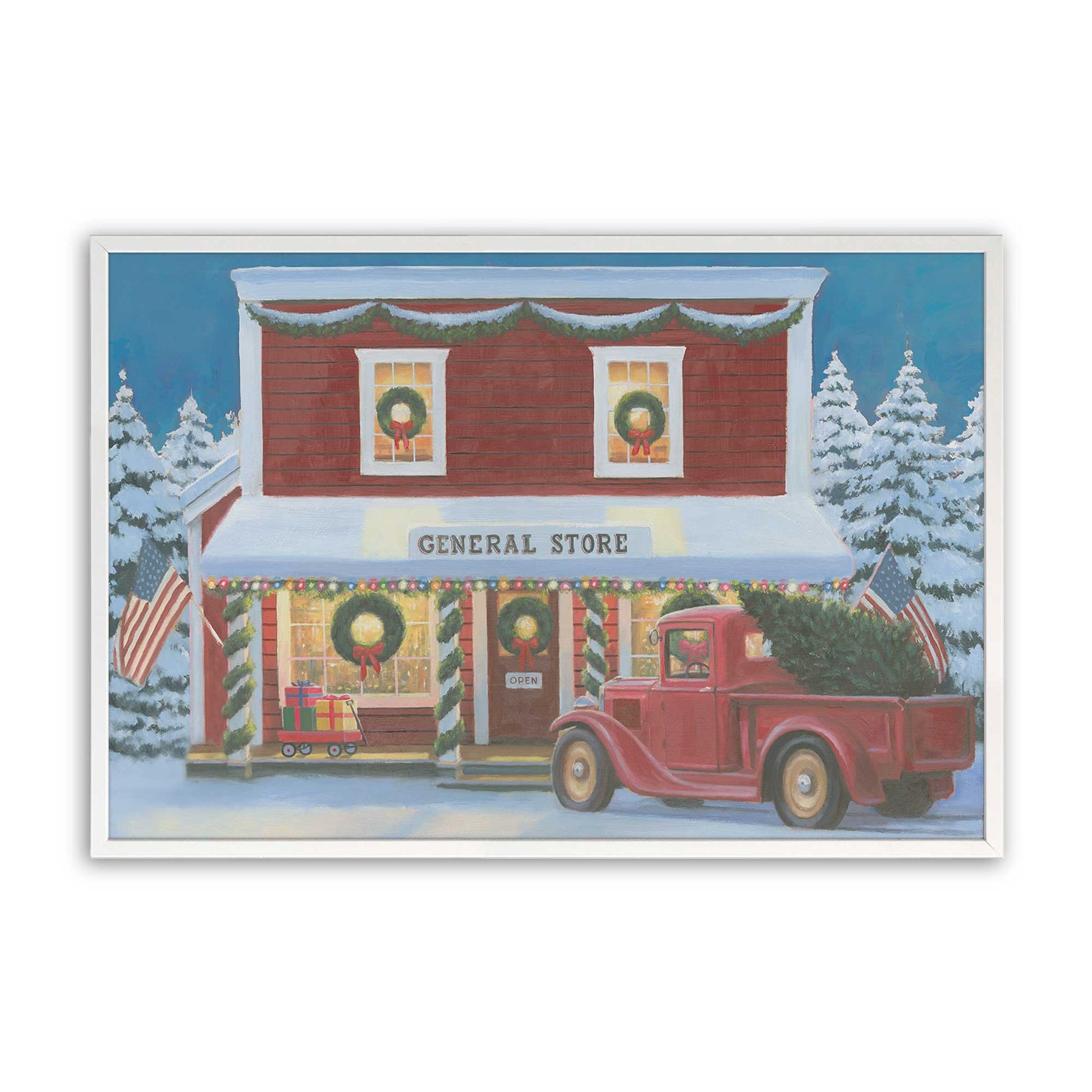 [Color:Opaque White], Picture of art in a Opaque White frame