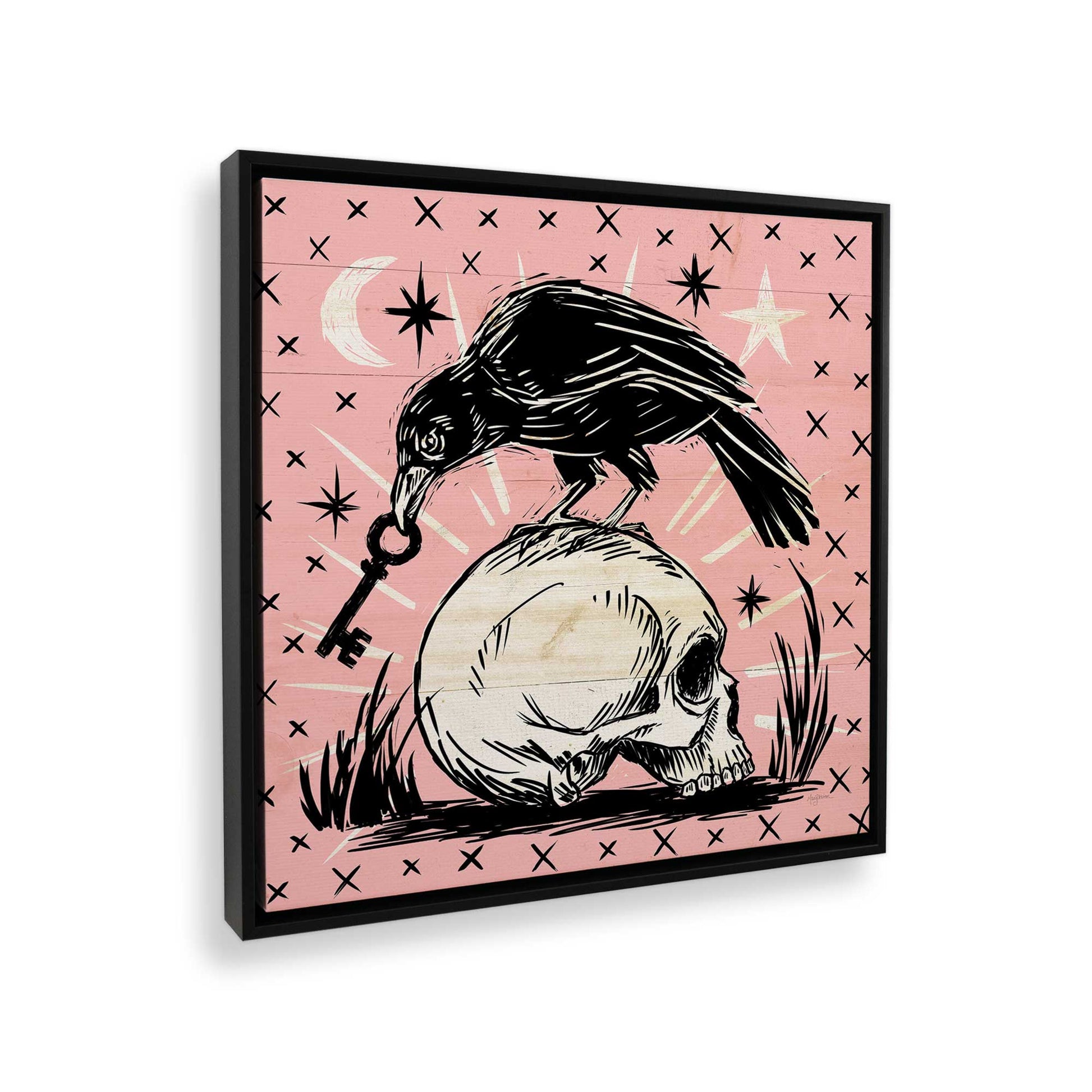 [Color:Satin Black], Picture of the corner of the art