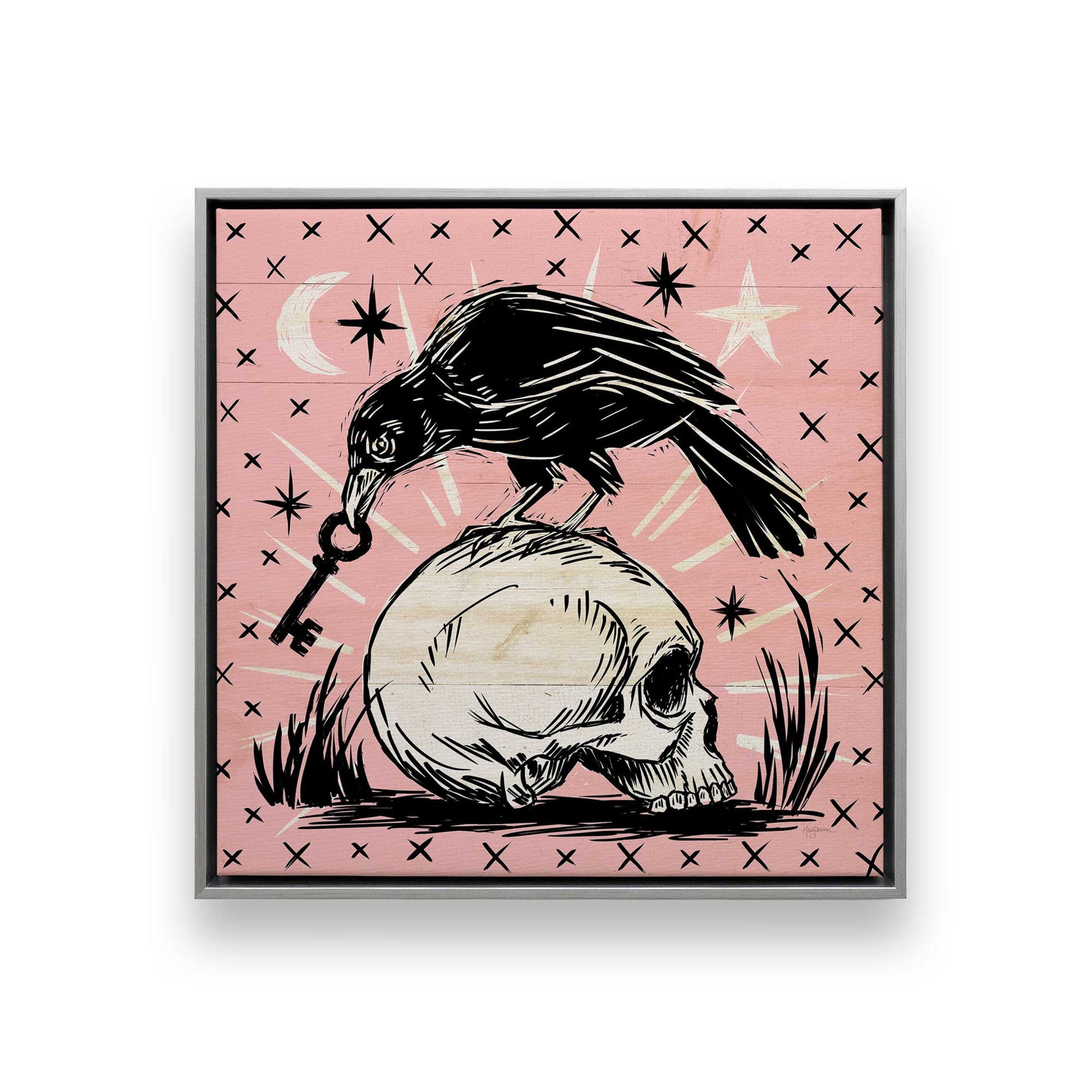 [Color:Polished Chrome], Picture of art in a Polished Chrome frame