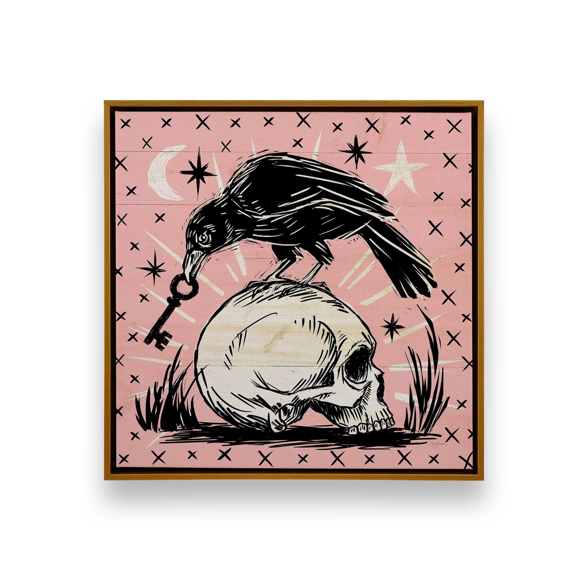 [Color:Polished Gold], Picture of art in a Polished Gold frame