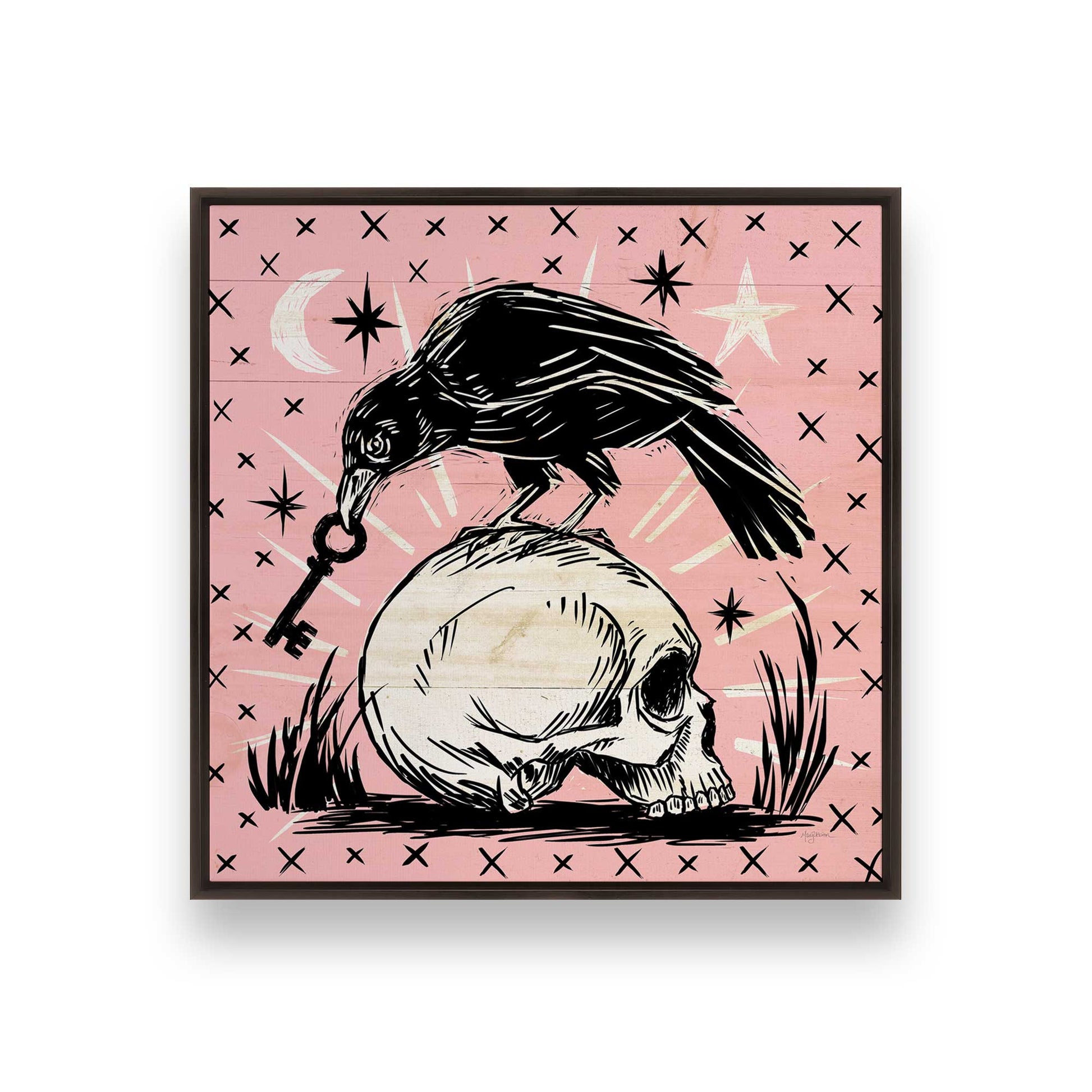 [Color:Espresso], Picture of art in a Espresso frame