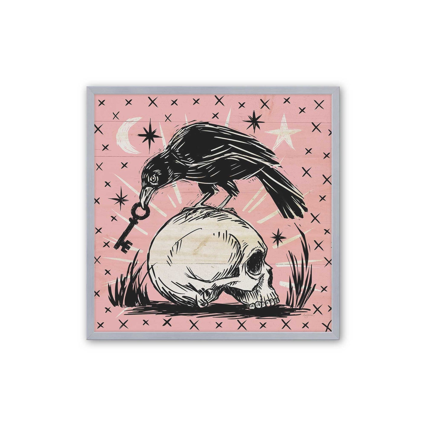[Color:Polished Chrome], Picture of art in a Polished Chrome frame