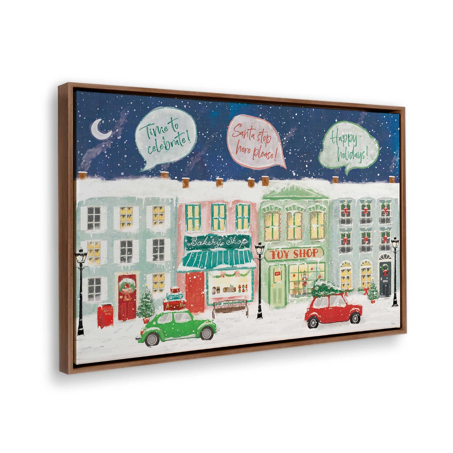 [Color:Walnut], Picture of the corner of the art