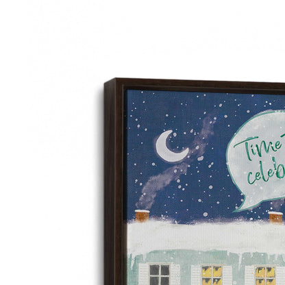 [Color:Espresso], Picture of art in a Espresso frame at an angle