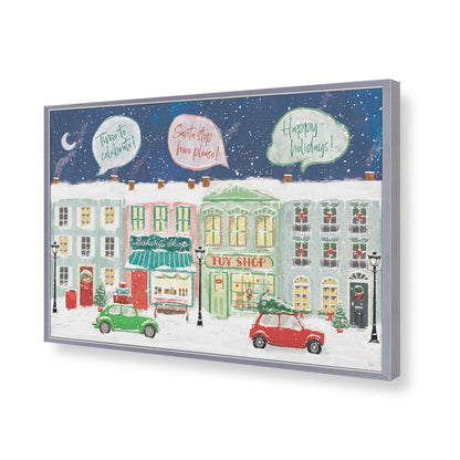 [Color:Polished Chrome], Picture of art in a Polished Chrome frame of the corner