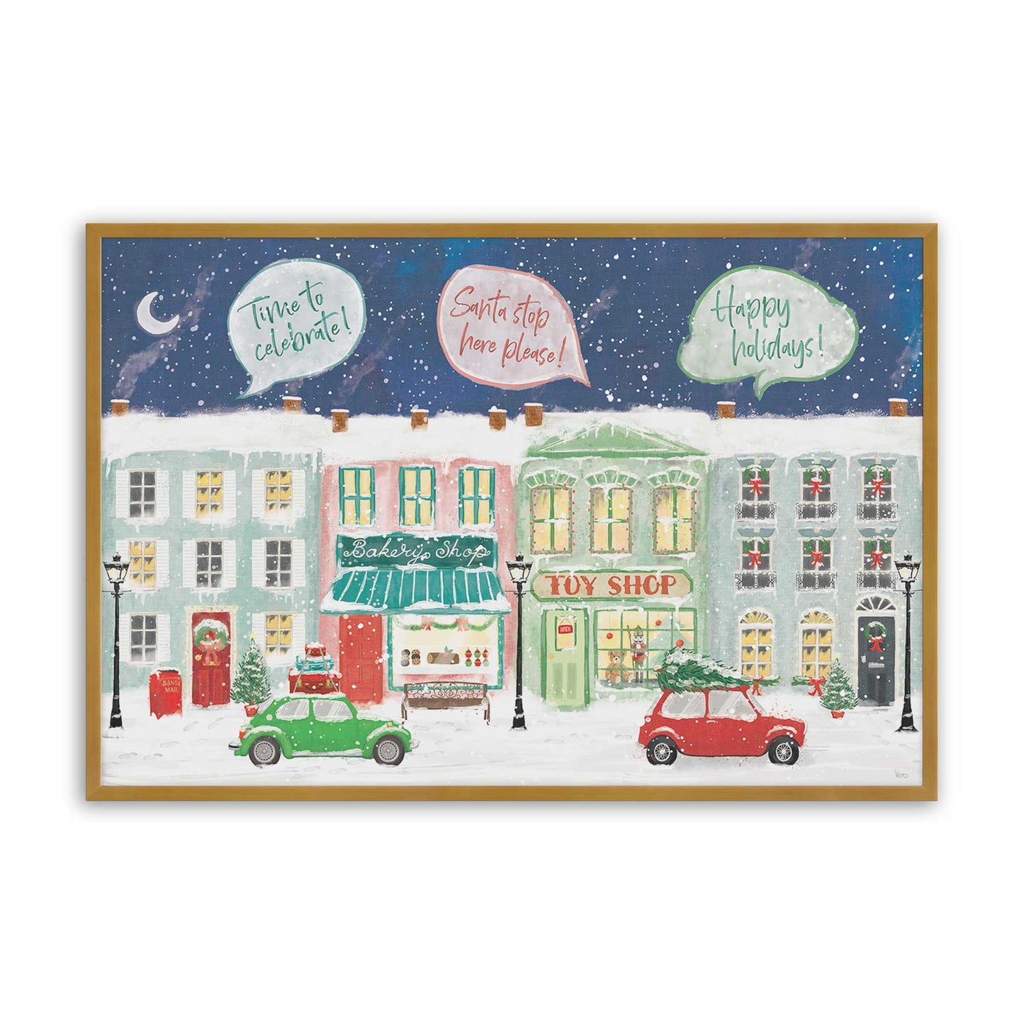 [Color:Polished Gold], Picture of art in a Polished Gold frame