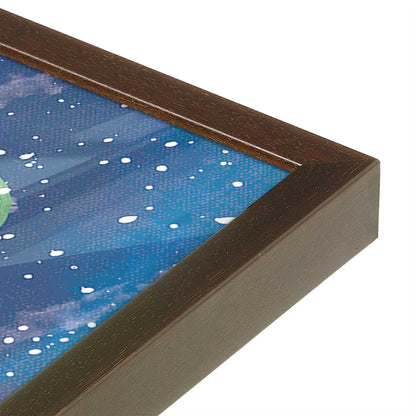 [Color:Belvinder Brown], Picture of art in a Belvinder Brown frame at an angle