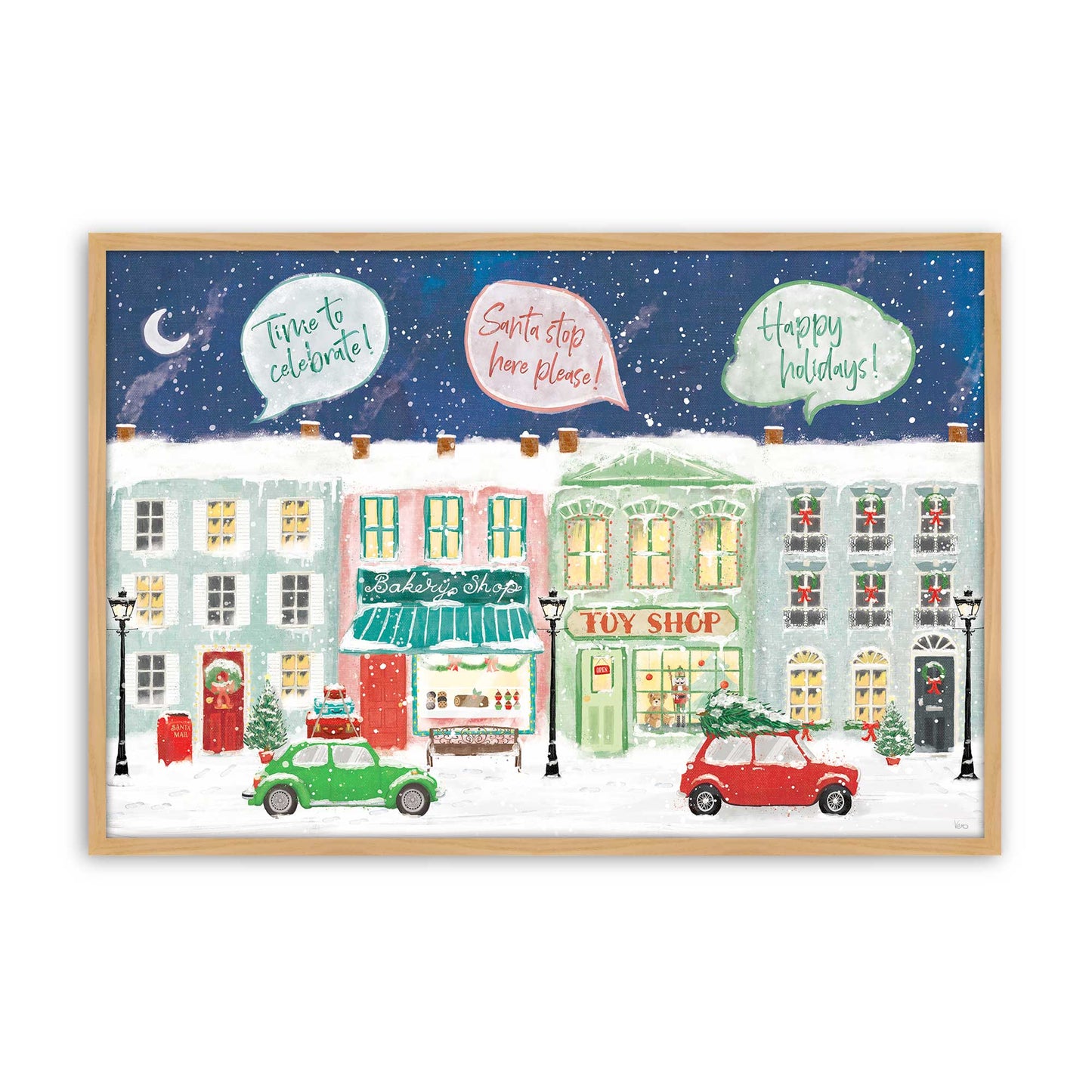 [Color:American Maple], Picture of art in a American Maple frame