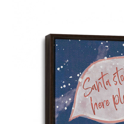 [Color:Espresso], Picture of art in a Espresso frame at an angle