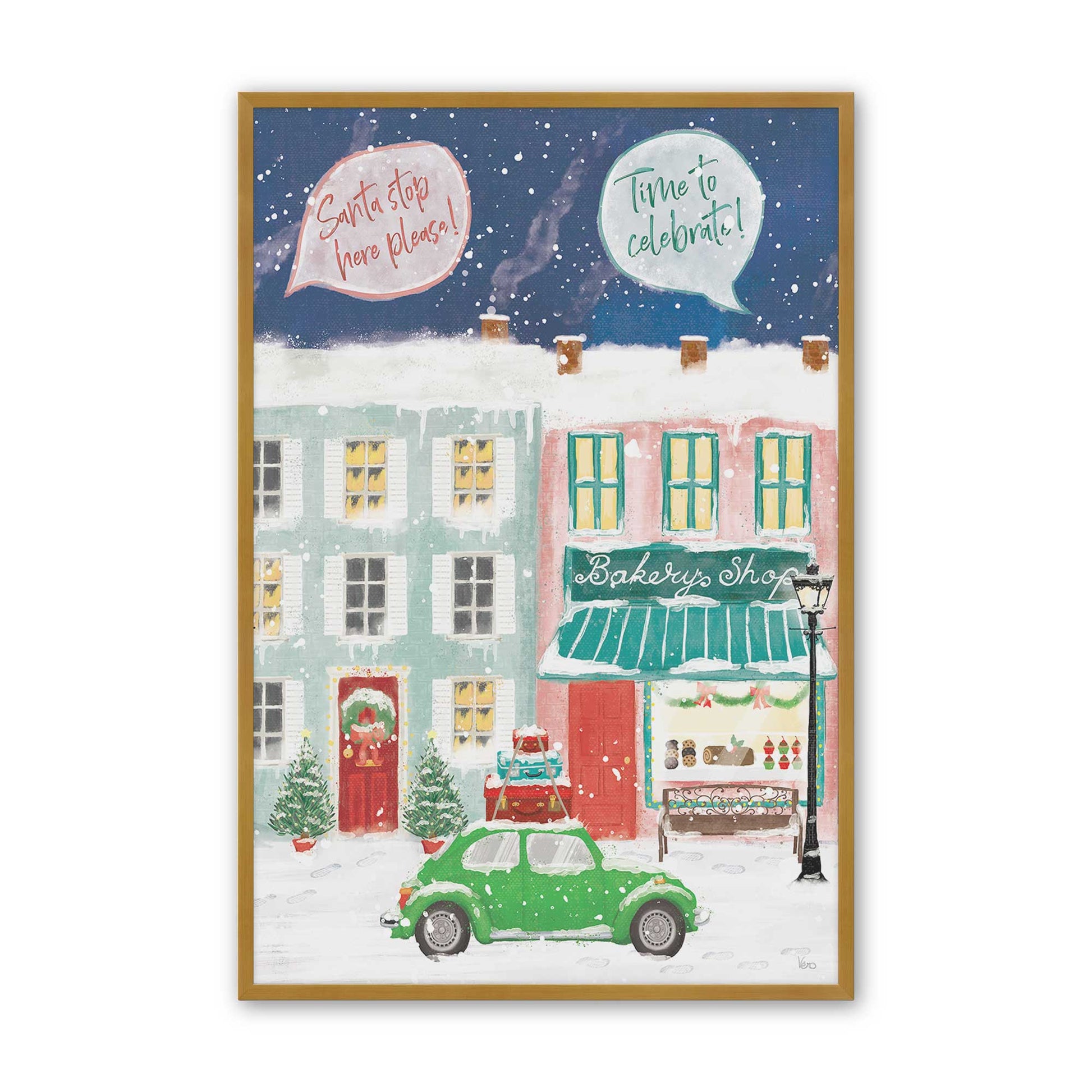 [Color:Polished Gold], Picture of art in a Polished Gold frame