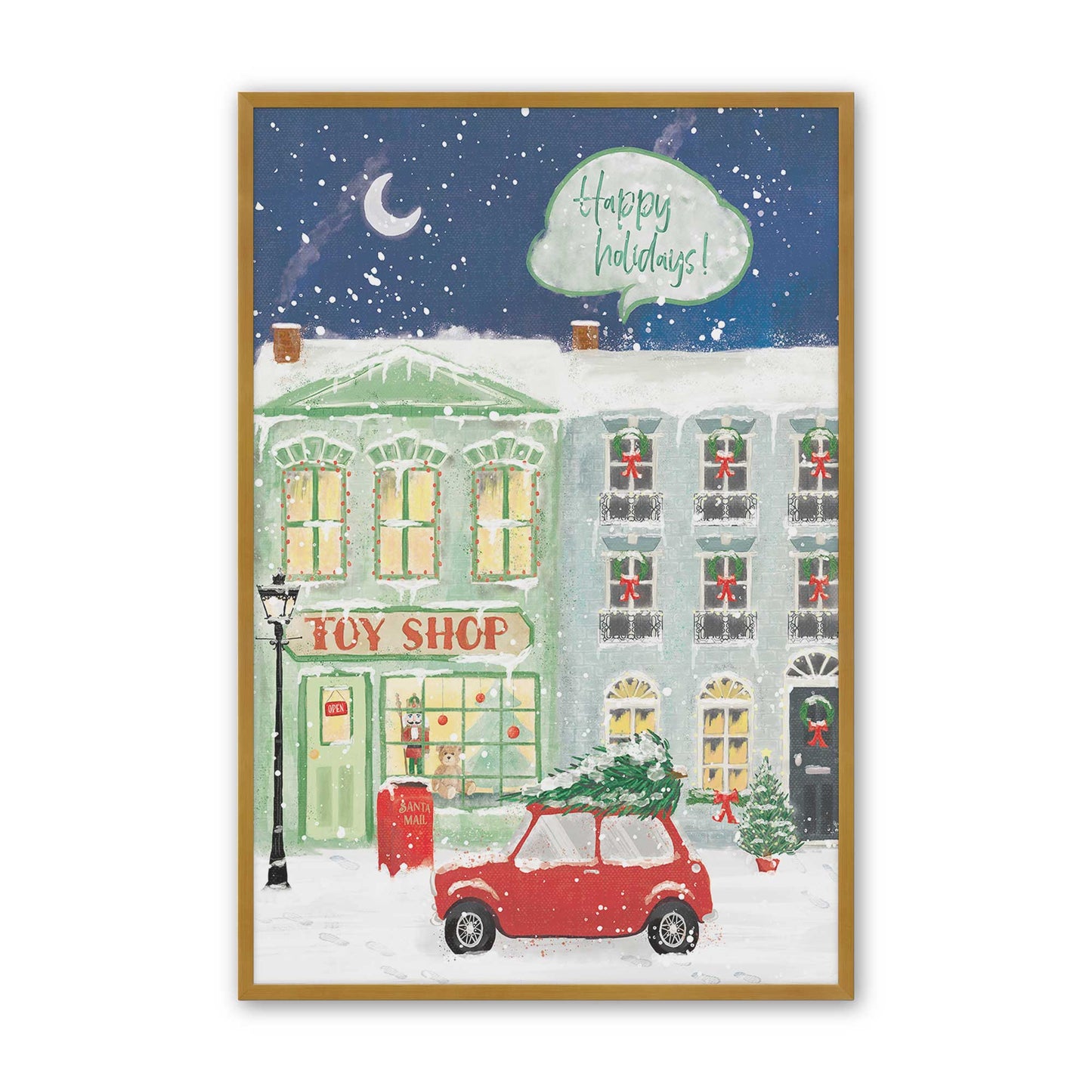 [Color:Polished Gold], Picture of art in a Polished Gold frame