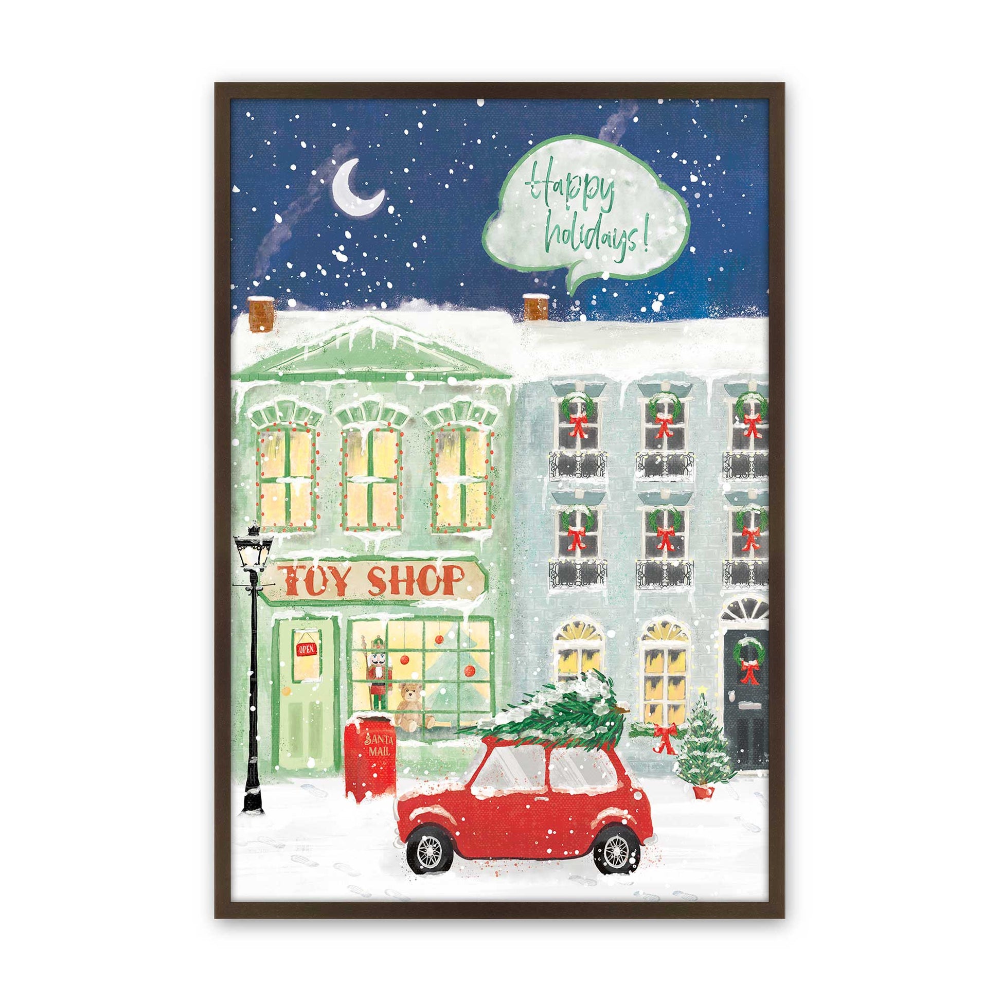 [Color:Belvinder Brown], Picture of art in a Belvinder Brown frame