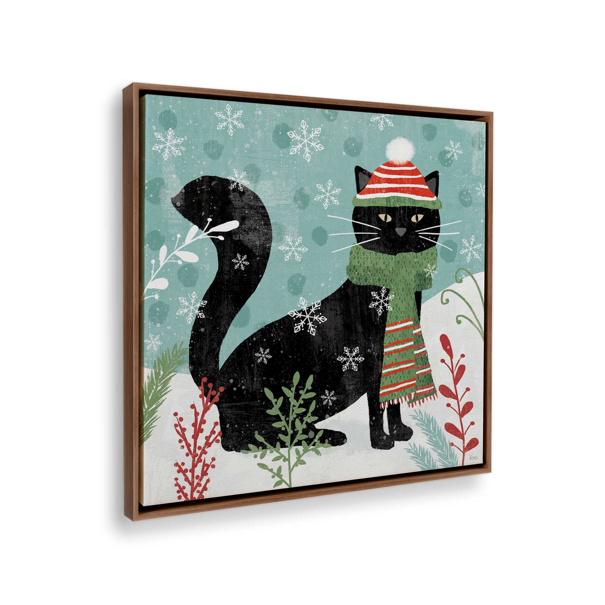 [Color:Walnut], Picture of the corner of the art