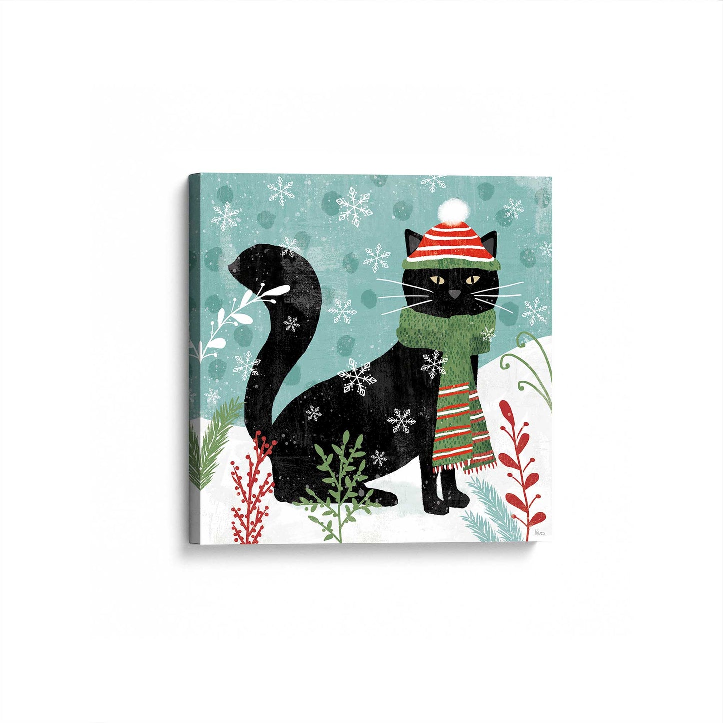 [Color:Stretched Canvas], Picture of art at an angle