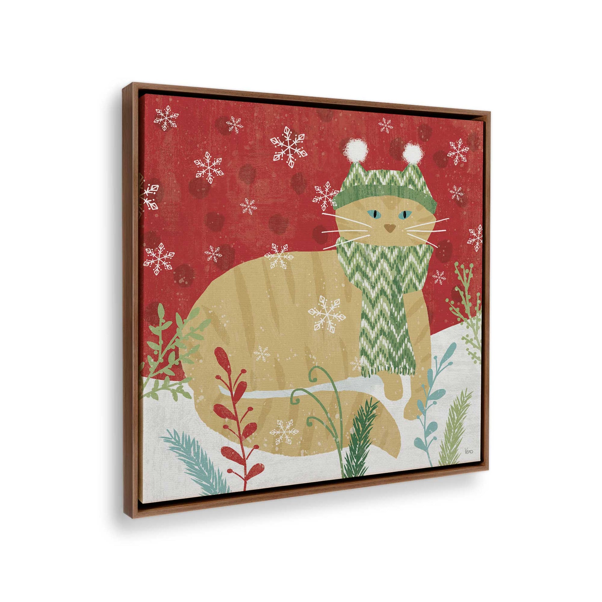 [Color:Walnut], Picture of the corner of the art