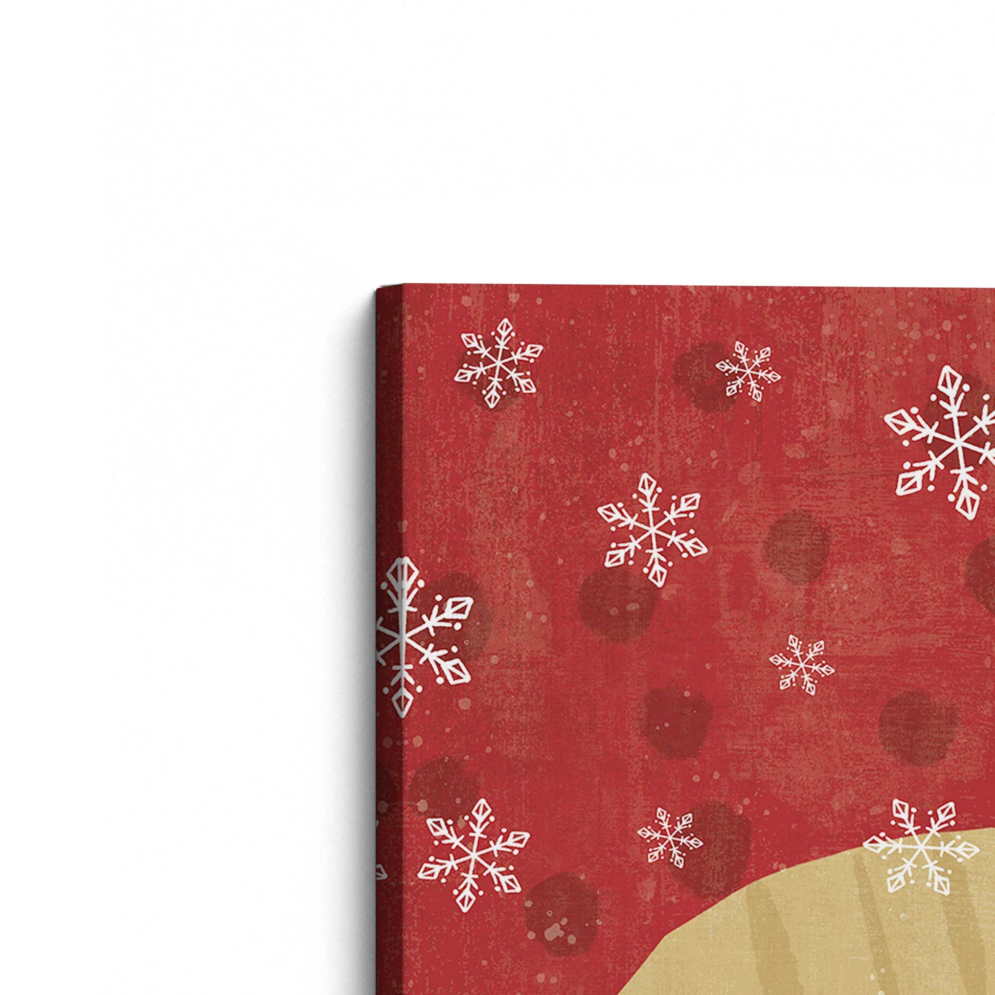 [Color:Stretched Canvas], Picture of the corner of the art