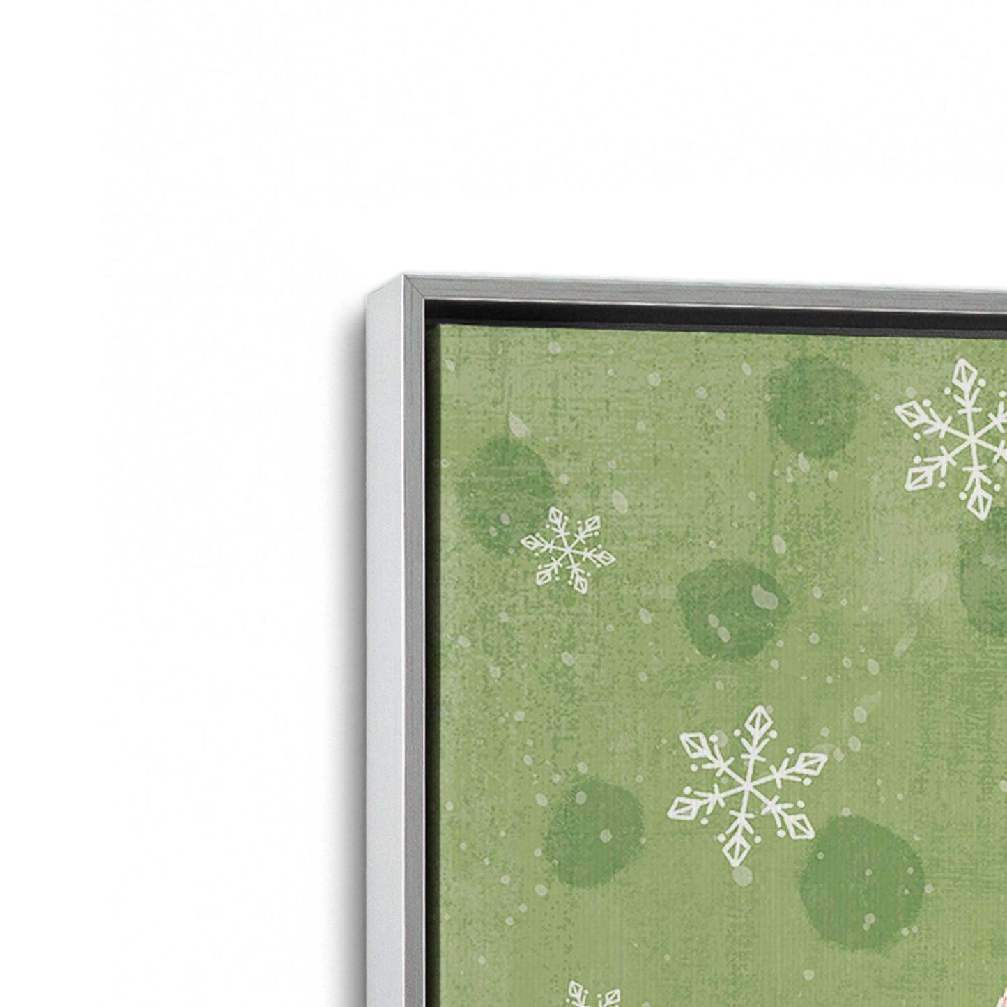 [Color:Polished Chrome], Picture of art in a Polished Chrome frame at an angle