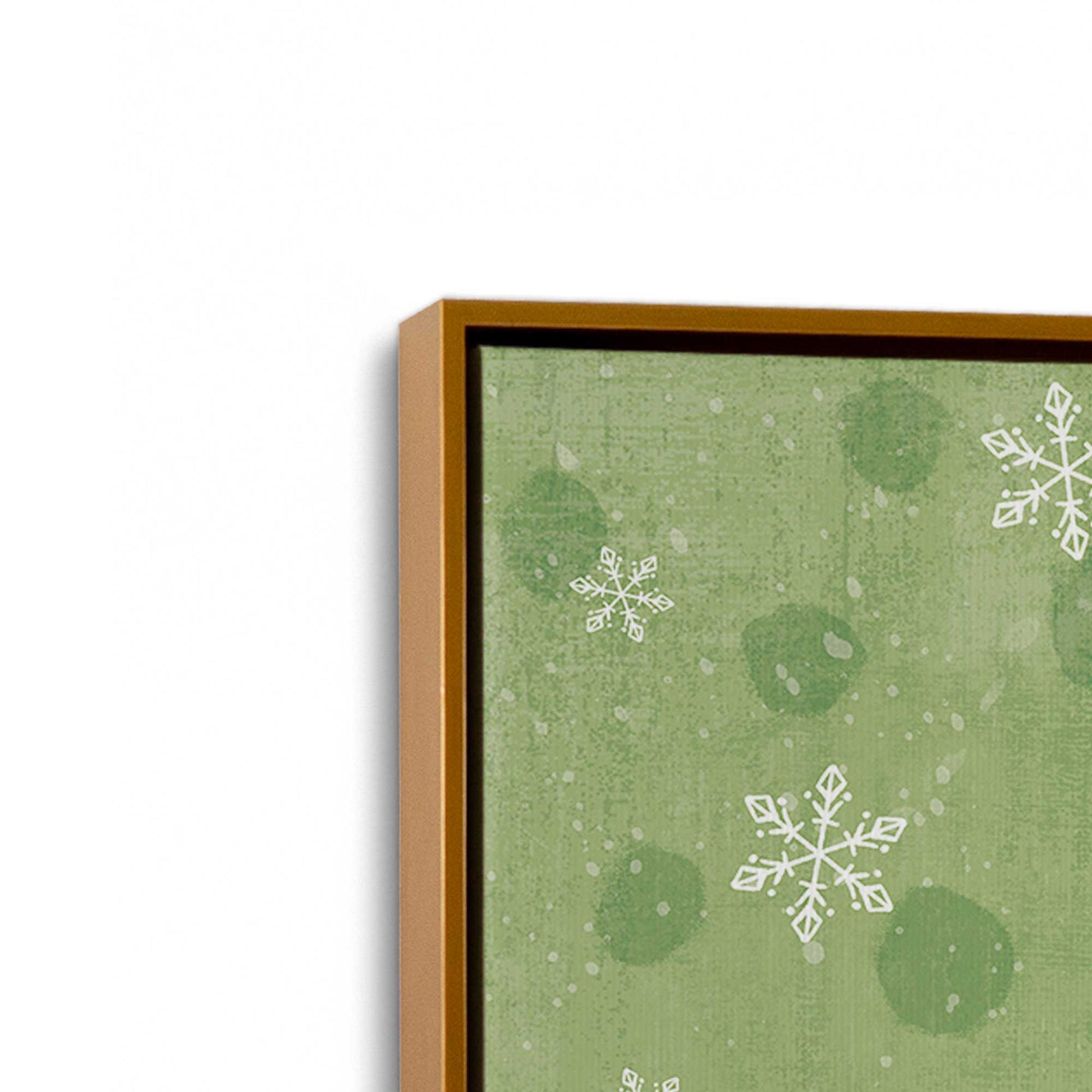 [Color:Polished Gold], Picture of art in a Polished Gold frame at an angle