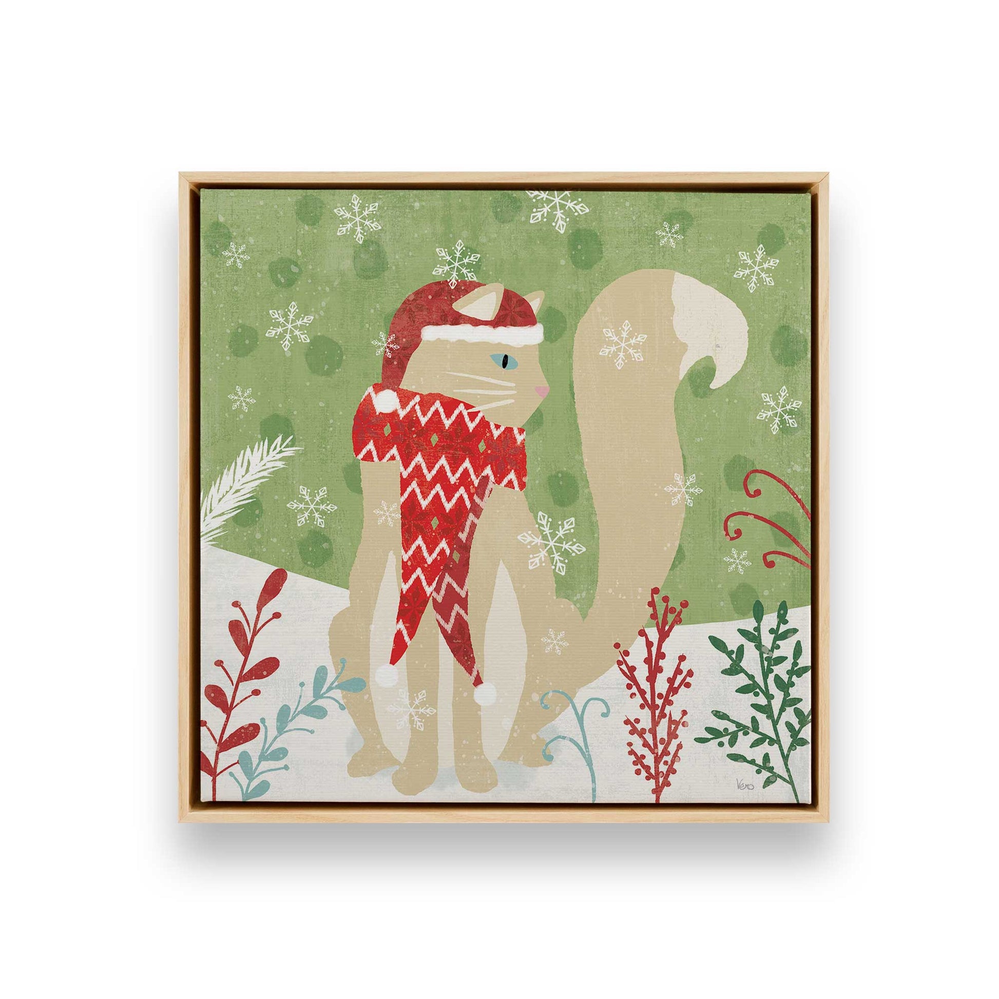 [Color:American Maple], Picture of art in a American Maple frame