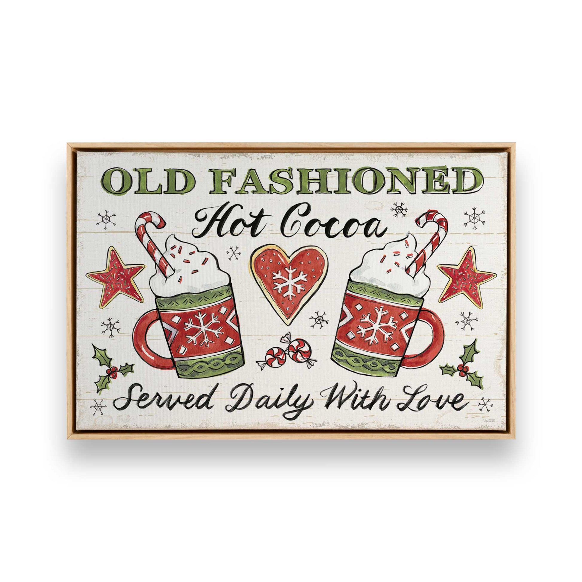 [Color:American Maple], Picture of art in a American Maple frame