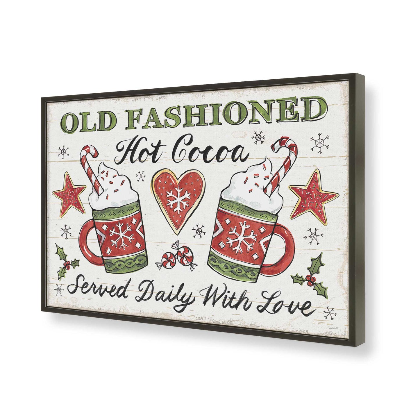 [Color:Satin Black], Picture of art in a Satin Black frame of the corner