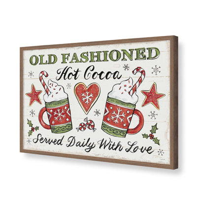 [Color:Walnut], Picture of art in a Walnut frame of the corner