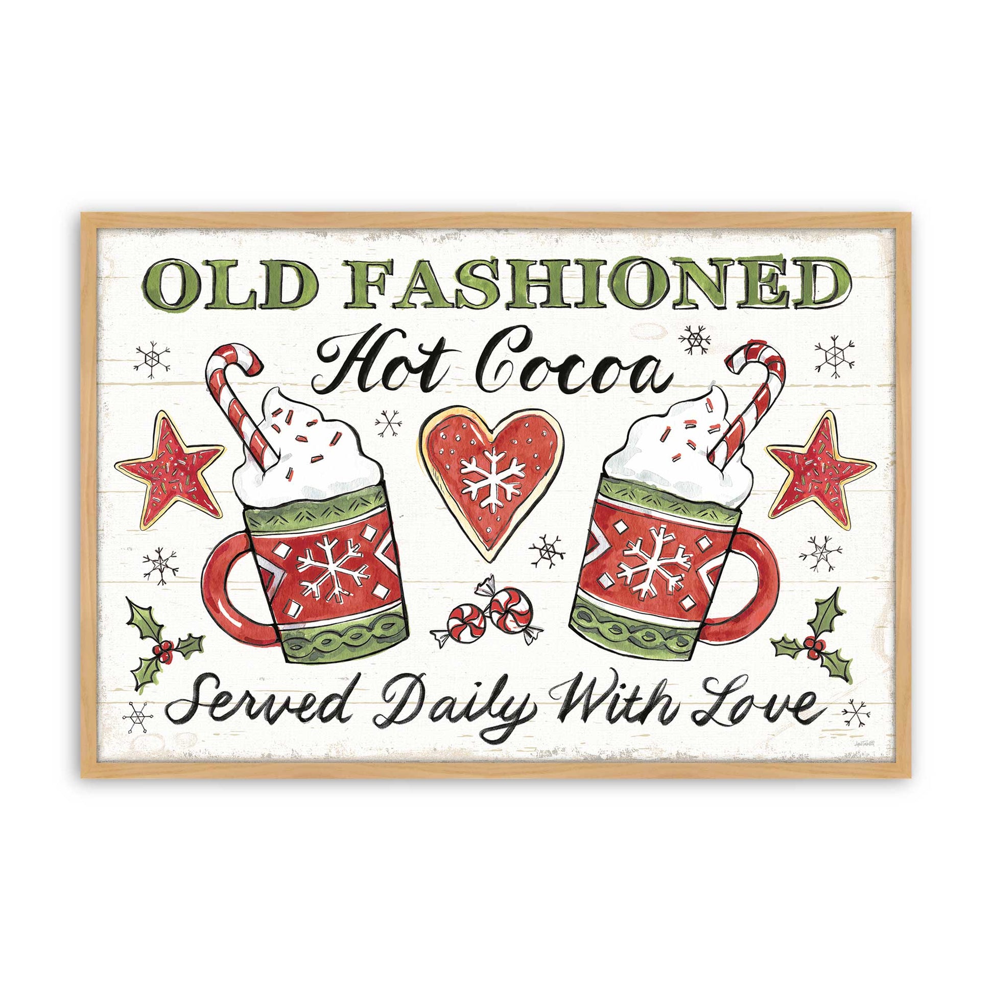 [Color:American Maple], Picture of art in a American Maple frame