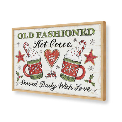 [Color:American Maple], Picture of art in a American Maple frame of the corner