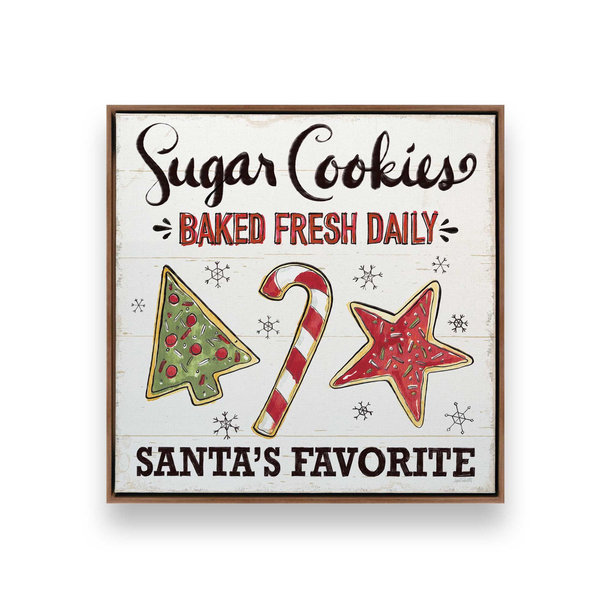 [Color:Walnut], Picture of art in a Walnut frame