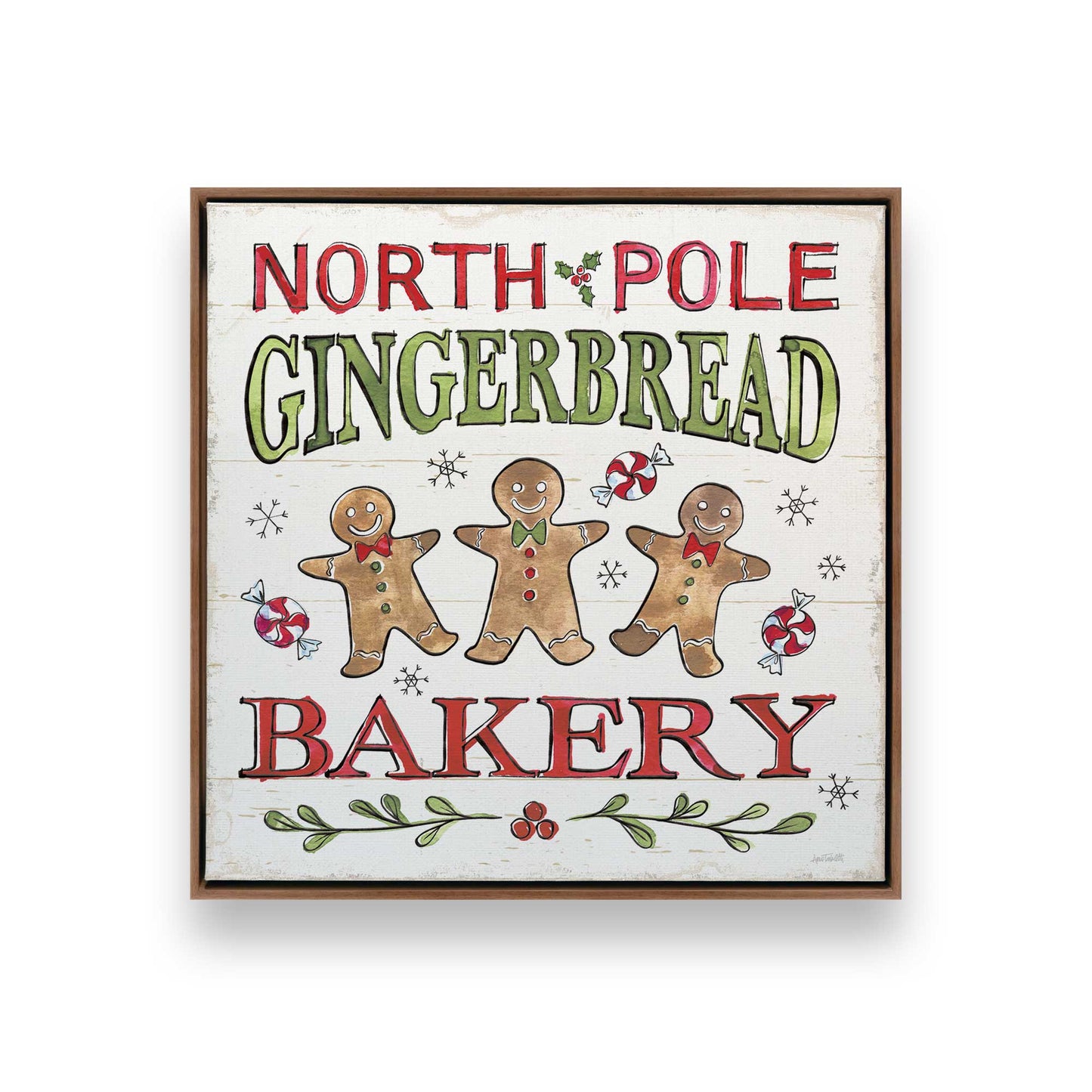 [Color:Walnut], Picture of art in a Walnut frame