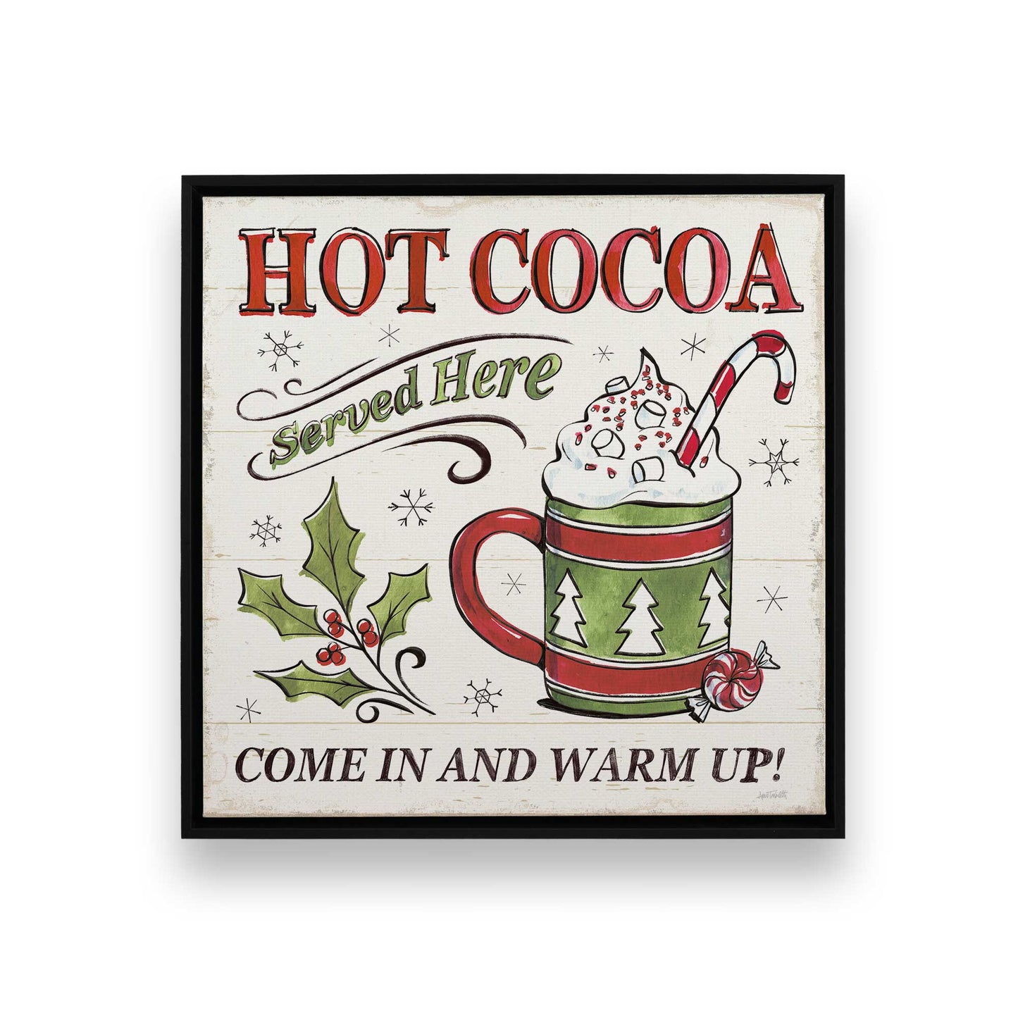 Santa’s Favorite Sugar Cookies, Set of 3 Canvas Prints