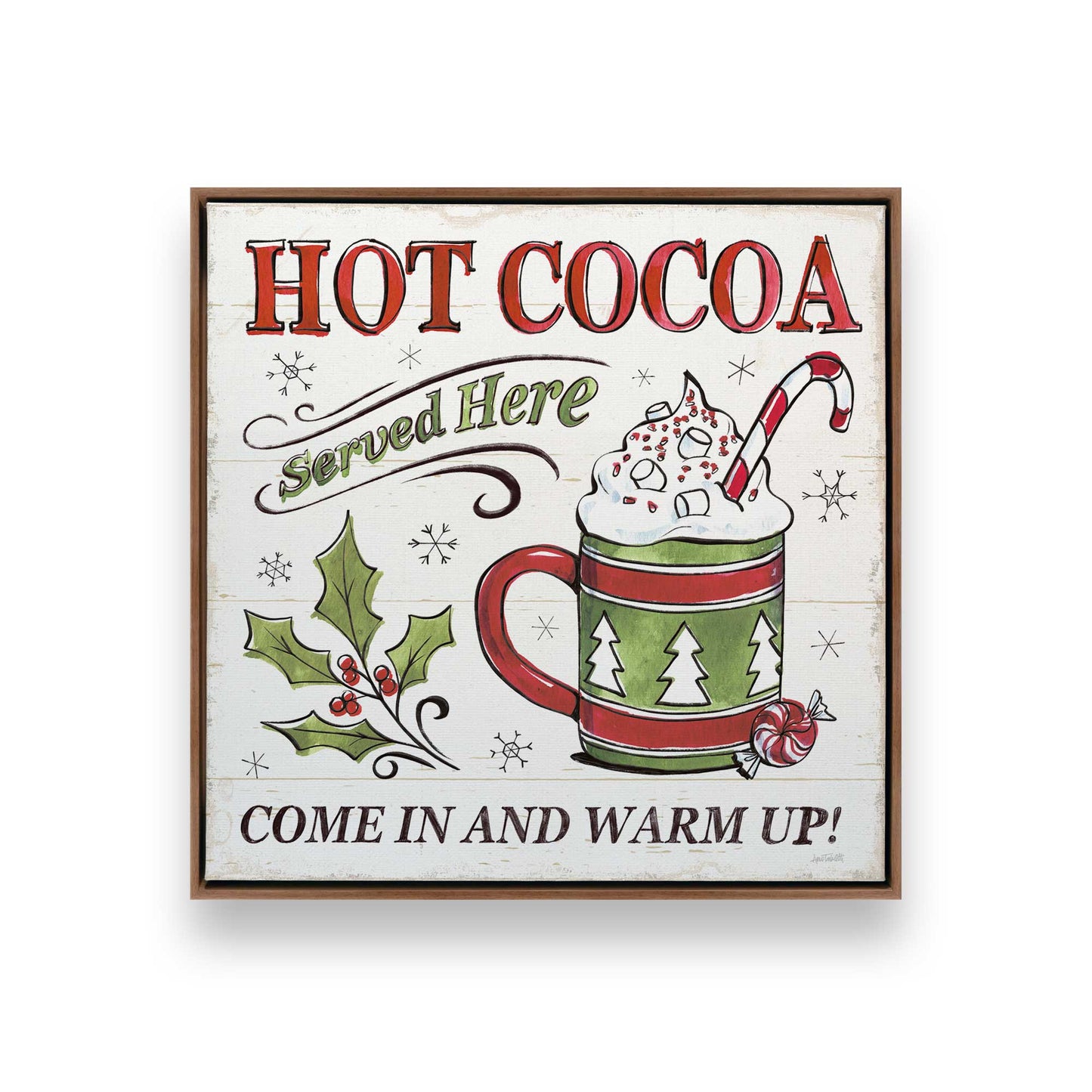 Santa’s Favorite Sugar Cookies, Set of 3 Canvas Prints