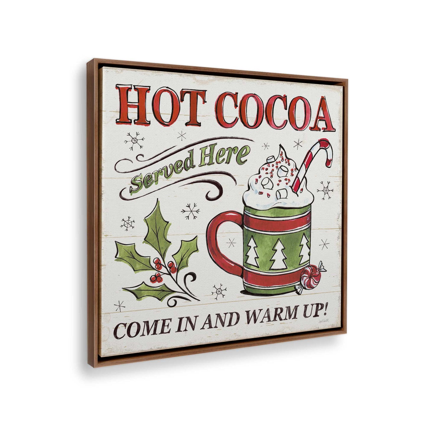 [Color:Walnut], Picture of the corner of the art