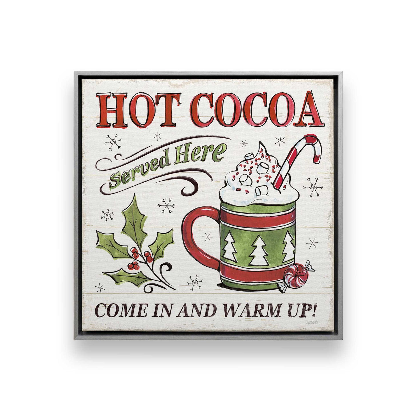 Santa’s Favorite Sugar Cookies, Set of 3 Canvas Prints