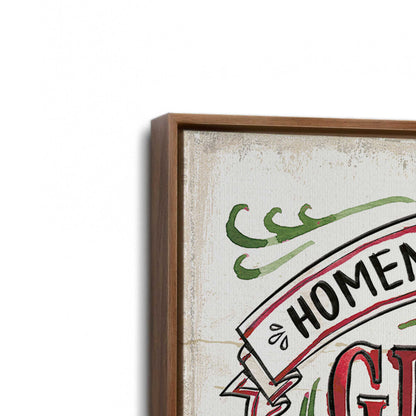 [Color:Walnut], Picture of art in a Walnut frame at an angle